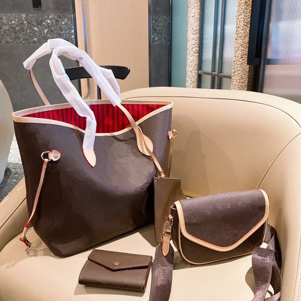 women's large capacity shopping bag 21 new designer retro letter handbag fashion with straddle pouch wallet 3-piece set wf2101301
women's large capacity shopping bag 21 new designer retro letter handbag fashion with straddle pouch wallet 3-piece set wf2101301