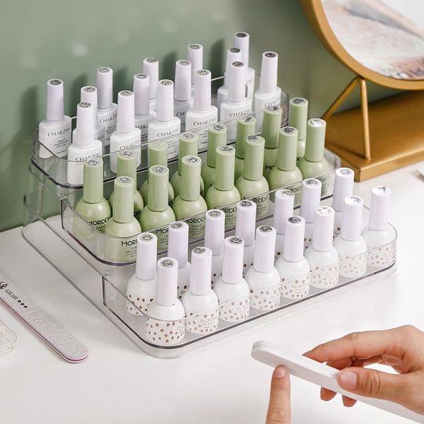 nail art kits 3 layers polish display rack transparent cosmetic varnish essential oil bottle storage box holder organizer
nail art kits 3 layers polish display rack transparent cosmetic varnish essential oil bottle storage box holder organizer