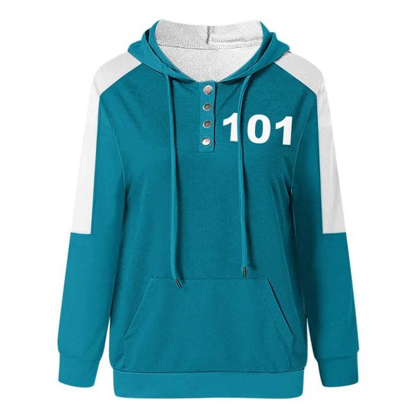 women's hoodies & sweatshirts squid game women casual button down number 101 218 456 001 067 drawstring hooded pocket long sleeve pullo, Black
women's hoodies & sweatshirts squid game women casual button down number 101 218 456 001 067 drawstring hooded pocket long sleeve pullo, Black