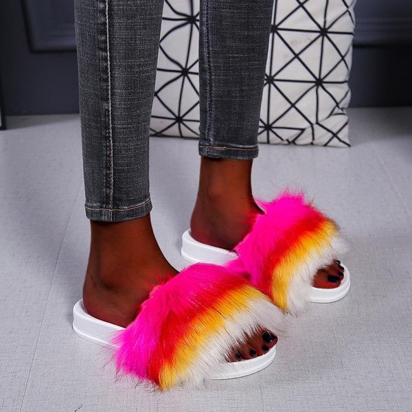 summer women shoes slippers 2021 color matching fluffy fur large size 36-43 home flat, Black
summer women shoes slippers 2021 color matching fluffy fur large size 36-43 home flat, Black