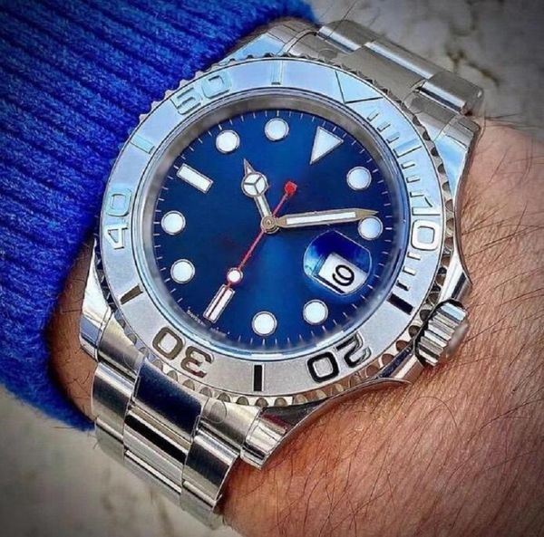 men's watch yacht style 40mm silver dial master automatic mechanical sapphire glass classic model folding buckle clasp wristwatch, Slivery;brown
men's watch yacht style 40mm silver dial master automatic mechanical sapphire glass classic model folding buckle clasp wristwatch, Slivery;brown