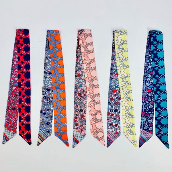 scarves fashion skinny bag scarf women silk double-sided printing head hand ribbons long, Blue;gray
scarves fashion skinny bag scarf women silk double-sided printing head hand ribbons long, Blue;gray