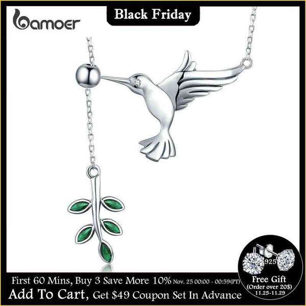 bamoer authentic 925 sterling spring bird & tree leaf leaves dangle pendant necklace for women silver jewelry scn217
bamoer authentic 925 sterling spring bird & tree leaf leaves dangle pendant necklace for women silver jewelry scn217