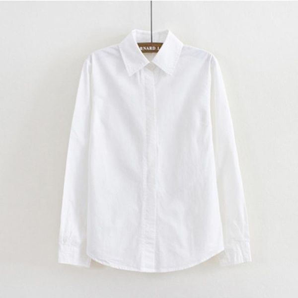 women's blouses & shirts 100% cotton shirt women autumn lapel long sleeve solid white casual slim office lady work
women's blouses & shirts 100% cotton shirt women autumn lapel long sleeve solid white casual slim office lady work