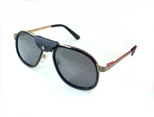 new fashion design sunglasses 10241 pilot frame with small leather buckle decoration simple and popular style uv400 protection glasses, White;black
new fashion design sunglasses 10241 pilot frame with small leather buckle decoration simple and popular style uv400 protection glasses, White;black
