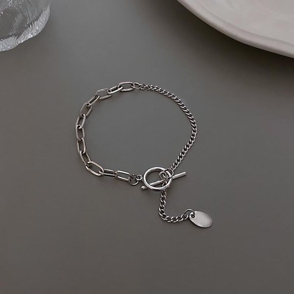 charm bracelets lovoacc minimalist silver colour oval coin pendant for women girls hollow link chain ot clasp jewelry, Golden;silver
charm bracelets lovoacc minimalist silver colour oval coin pendant for women girls hollow link chain ot clasp jewelry, Golden;silver
