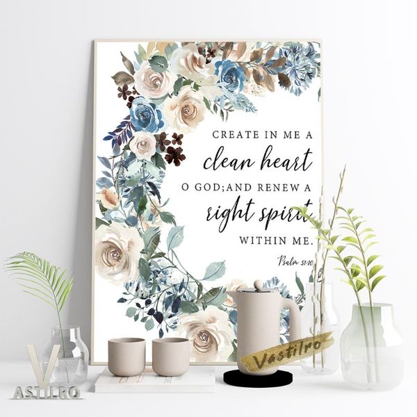paintings psalm clean heart bible verse wall art poster floral print scripture christian housewarming gift church minimalist home decor
paintings psalm clean heart bible verse wall art poster floral print scripture christian housewarming gift church minimalist home decor
