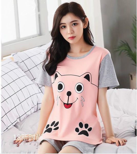 women sleepwear comfortable home clothes milk silk summer female pajamas short sets thin laides suit sleeve pyjamas, Black;red
women sleepwear comfortable home clothes milk silk summer female pajamas short sets thin laides suit sleeve pyjamas, Black;red