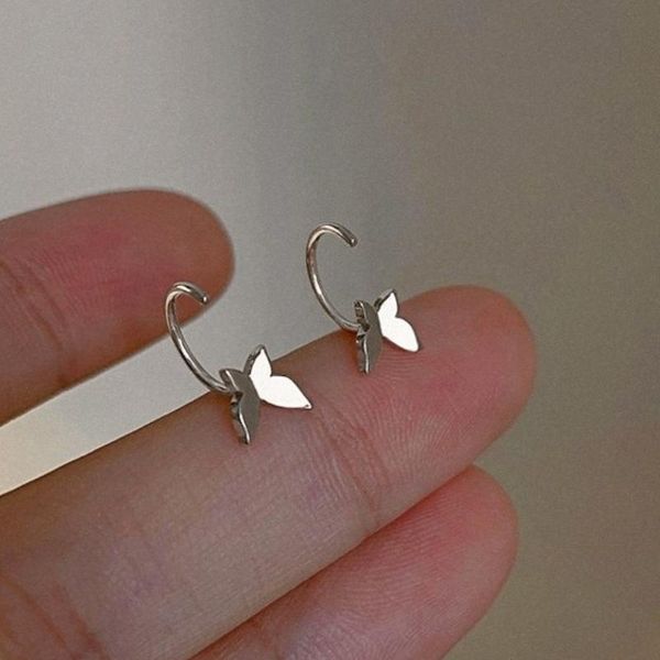 stud 2021 koren minimalist silver plated mini small butterfly earrings for women student teen girl simple jewelry gift, Golden;silver
stud 2021 koren minimalist silver plated mini small butterfly earrings for women student teen girl simple jewelry gift, Golden;silver