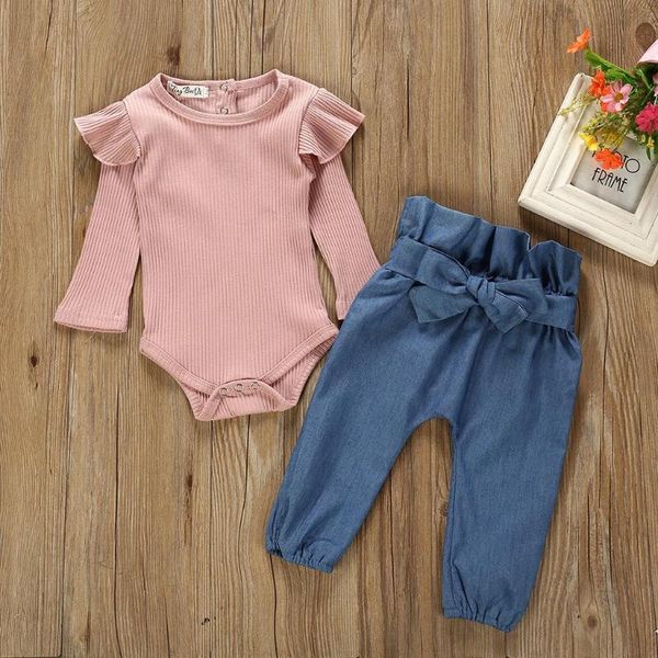 clothing sets 2021 spring autumn 2pcs baby girls infant clothes set romper jumpsuit bowknot denim pants outfits casual children, White
clothing sets 2021 spring autumn 2pcs baby girls infant clothes set romper jumpsuit bowknot denim pants outfits casual children, White