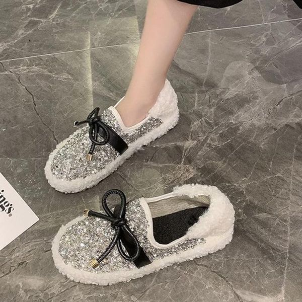 boots rimocy luxury sequins faux fur warm ankle for women fashion bow flat heel snow woman comfortable winter shoes ladies vfog, Black
boots rimocy luxury sequins faux fur warm ankle for women fashion bow flat heel snow woman comfortable winter shoes ladies vfog, Black