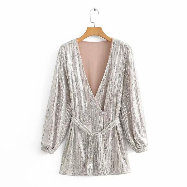 casual dresses european and american autumn loose tie sequin dress vestido feminino & club v-neck, Black;gray
casual dresses european and american autumn loose tie sequin dress vestido feminino & club v-neck, Black;gray