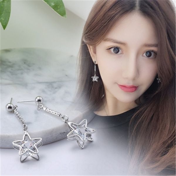 nd8z female stud korean temperament long simple 925 pure crystal earrings and earringssilver tassel anti allergy crystal personality versat, Golden;silver
nd8z female stud korean temperament long simple 925 pure crystal earrings and earringssilver tassel anti allergy crystal personality versat, Golden;silver