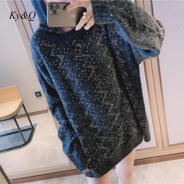 runway fashion women autumn winter diamond wave pattern full lazy style sweater pullover 2021 women's sweaters, White;black
runway fashion women autumn winter diamond wave pattern full lazy style sweater pullover 2021 women's sweaters, White;black