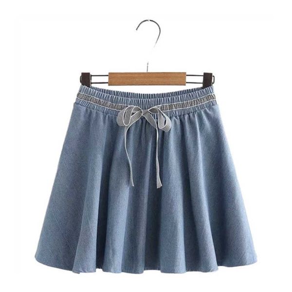 merry pretty drop ship spring elastic waist pleated skirts denim solid a-line jeans sweet bow mini girls 210526, Black
merry pretty drop ship spring elastic waist pleated skirts denim solid a-line jeans sweet bow mini girls 210526, Black