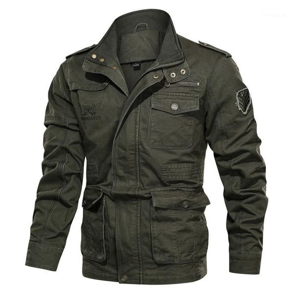 men's jackets military jacket men spring autumn cotton windbreaker pilot coat army bomber cargo flight male clothes, Black;brown
men's jackets military jacket men spring autumn cotton windbreaker pilot coat army bomber cargo flight male clothes, Black;brown