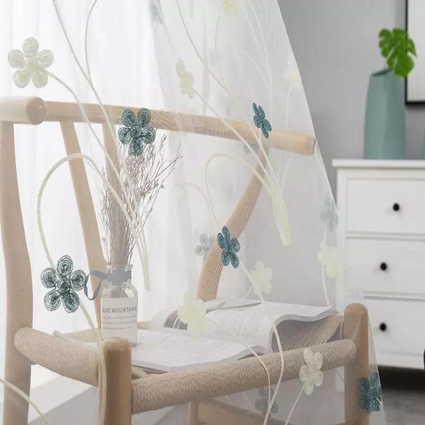 curtain pastoral floral embroidered tulle curtains for living room bedroom balcony bay window voile 1 piece & drapes
curtain pastoral floral embroidered tulle curtains for living room bedroom balcony bay window voile 1 piece & drapes