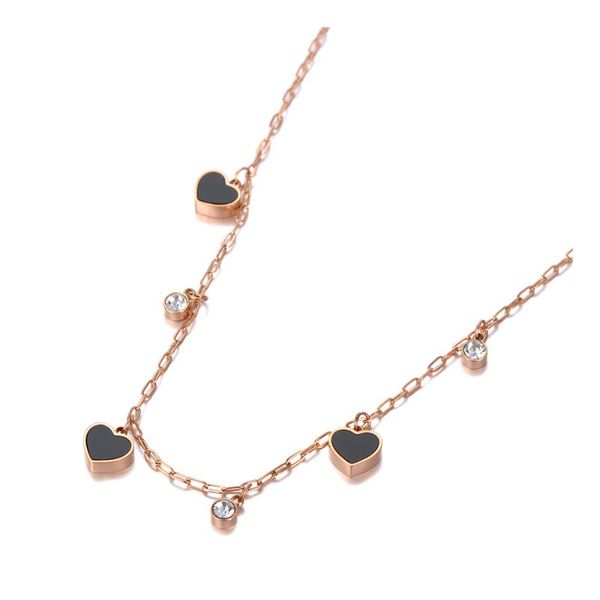 chokers cz crystal heart charm pendant necklace for women stainless steel bohemia acrylic & shell choker n20144, Golden;silver
chokers cz crystal heart charm pendant necklace for women stainless steel bohemia acrylic & shell choker n20144, Golden;silver