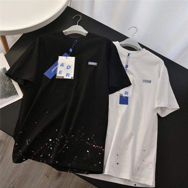 men's t-shirts t-shirt shirt with printing press of water ink printed on it, White;black 
men's t-shirts t-shirt shirt with printing press of water ink printed on it, White;black