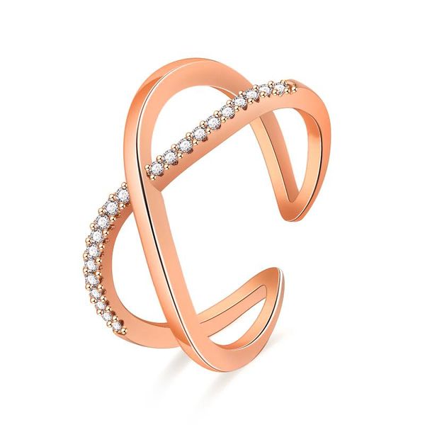 wedding rings fashion simple inlaid zircon ring korean cross women's for women couple gift jewelry souvenir, Slivery;golden
wedding rings fashion simple inlaid zircon ring korean cross women's for women couple gift jewelry souvenir, Slivery;golden