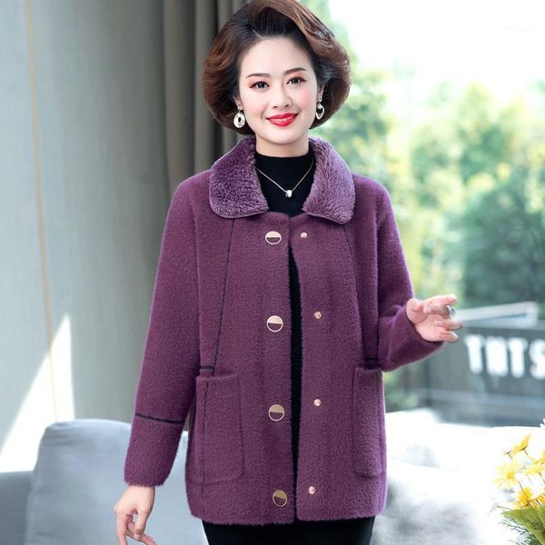 women's wool & blends imitated mink western short woolen coat clothing 2021 spring and autumn fashion casual jacket, Black
women's wool & blends imitated mink western short woolen coat clothing 2021 spring and autumn fashion casual jacket, Black