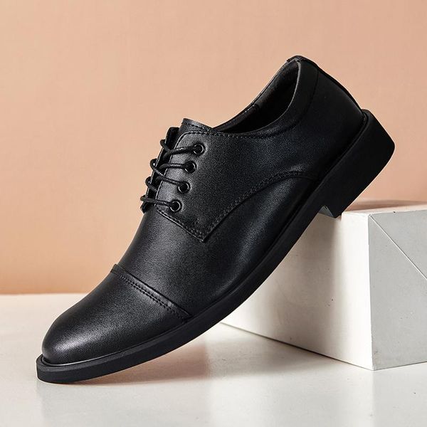 dress shoes fashion men's leather man business casual pointed toe oxfords mens lace-up office oxford men, Black
dress shoes fashion men's leather man business casual pointed toe oxfords mens lace-up office oxford men, Black