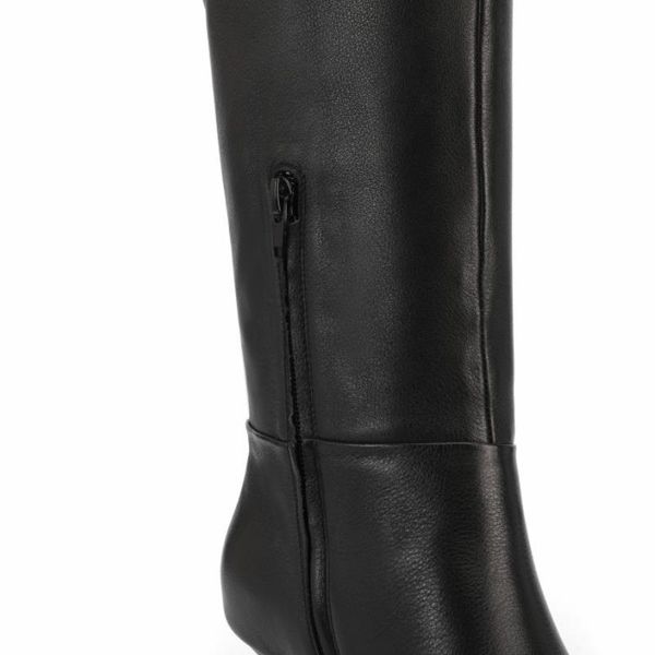 2022 Women Genuine Leather Knee High Boots Shoes Pointed Toe Thin Heels Slip On Solid Color Female Footwear Size 34-39, Black 1
2022 Women Genuine Leather Knee High Boots Shoes Pointed Toe Thin Heels Slip On Solid Color Female Footwear Size 34-39, Black 1