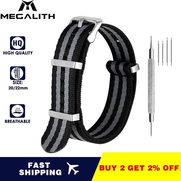 watch bands megalith nato strap 20mm 22mm premium ballistic nylon style with stainless steel buckle suit for all the, Black;brown
watch bands megalith nato strap 20mm 22mm premium ballistic nylon style with stainless steel buckle suit for all the, Black;brown
