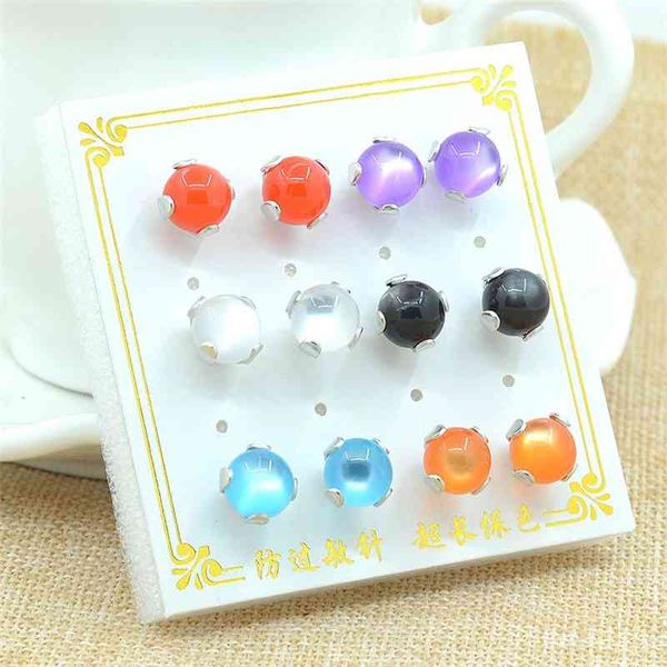 cat's eye stone earrings femininity korean trinkets jewelry accessories christmas earrings girl heart, Black
cat's eye stone earrings femininity korean trinkets jewelry accessories christmas earrings girl heart, Black
