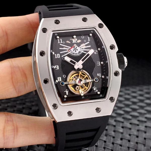 wristwatches automatic mechanical skeleton black rose gold camouflage rubber men stainless steel watch tourbillion, Slivery;brown
wristwatches automatic mechanical skeleton black rose gold camouflage rubber men stainless steel watch tourbillion, Slivery;brown