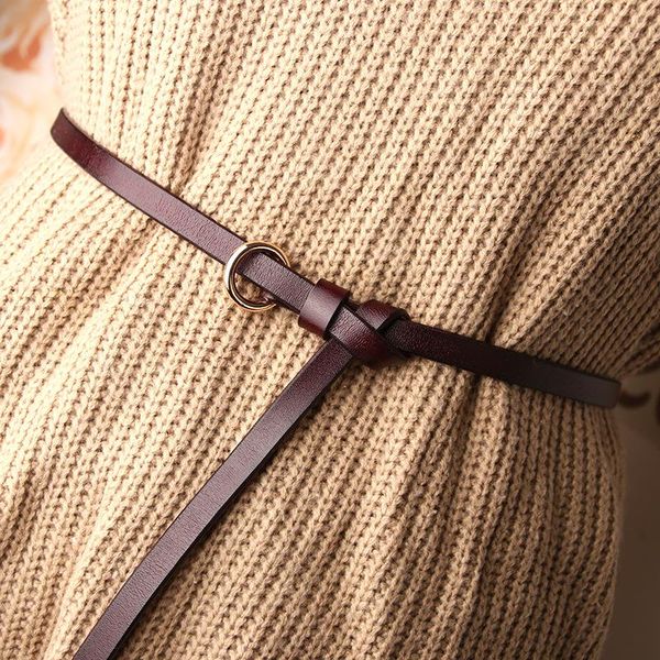 belts 115cm women's fine belt round buckle trousers sweater dress decoration thin leather waistband solid color slim straps, Black;brown
belts 115cm women's fine belt round buckle trousers sweater dress decoration thin leather waistband solid color slim straps, Black;brown