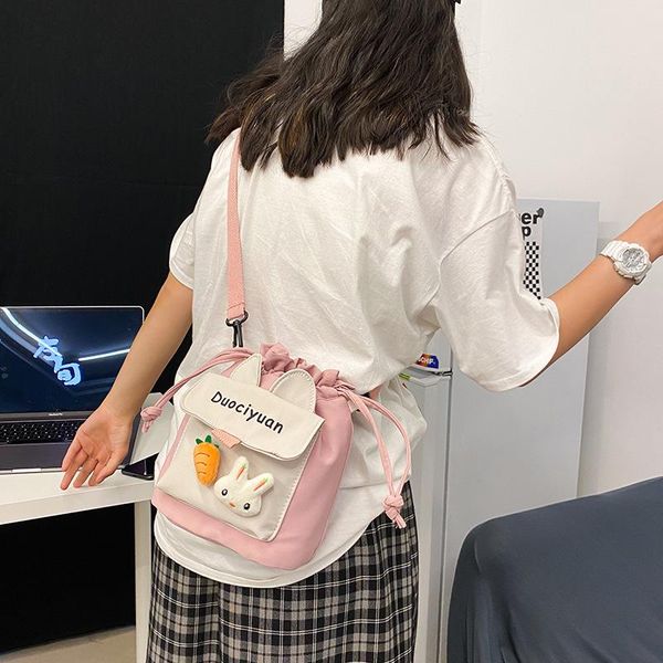 evening bags japanese ins college girl small shoulder bag women cute cartoon ears doll drawstring bucket messenger female
evening bags japanese ins college girl small shoulder bag women cute cartoon ears doll drawstring bucket messenger female