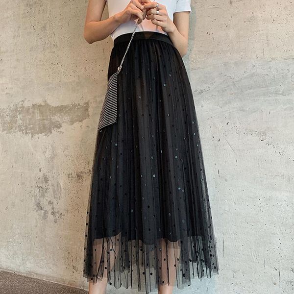 skirts polka dot reversible velvet midi skirt women 2021 autumn winter korean high waist long a-line pleated mesh female, Black
skirts polka dot reversible velvet midi skirt women 2021 autumn winter korean high waist long a-line pleated mesh female, Black