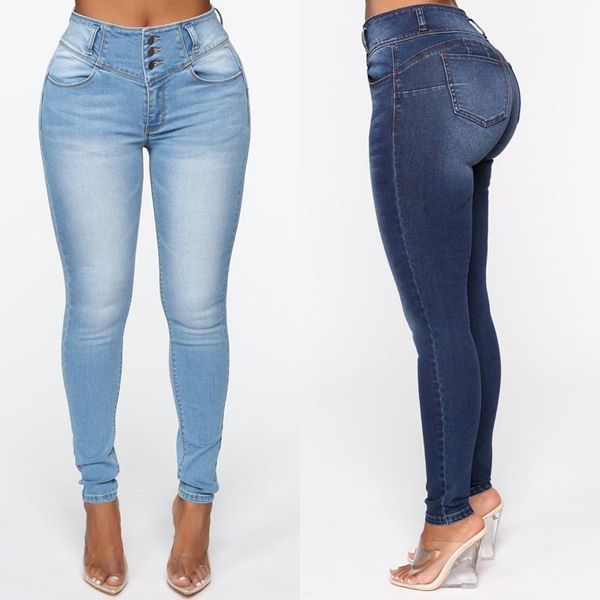 women high waisted skinny jeans stretch slim fit denim pencil pants mujer push up jean trousers button feminina women's, Blue
women high waisted skinny jeans stretch slim fit denim pencil pants mujer push up jean trousers button feminina women's, Blue