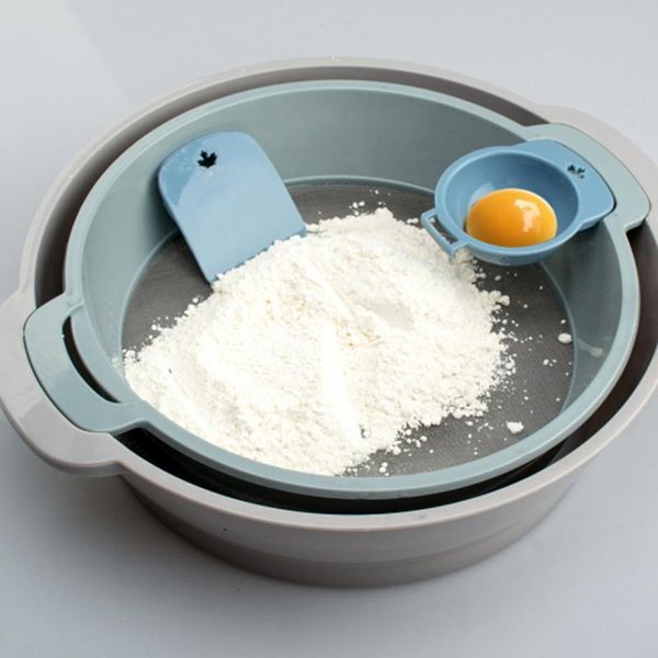 flour sieve powder mesh kitchen gadget for cakes hand-screened sugar baking strainer bakeware cocina & pastry tools
flour sieve powder mesh kitchen gadget for cakes hand-screened sugar baking strainer bakeware cocina & pastry tools