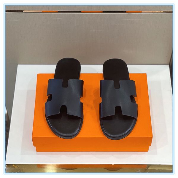 slipper men sandals slides waterfront true leather sandal men mens shoes 39-45 with orange box and dust bag, Black
slipper men sandals slides waterfront true leather sandal men mens shoes 39-45 with orange box and dust bag, Black