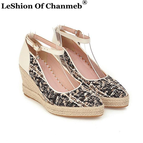 dress shoes plus size 43 women ankle strap shallow pumps ladies fashion sole wedges casual 33 spring footwear zapatos mujer, Black
dress shoes plus size 43 women ankle strap shallow pumps ladies fashion sole wedges casual 33 spring footwear zapatos mujer, Black