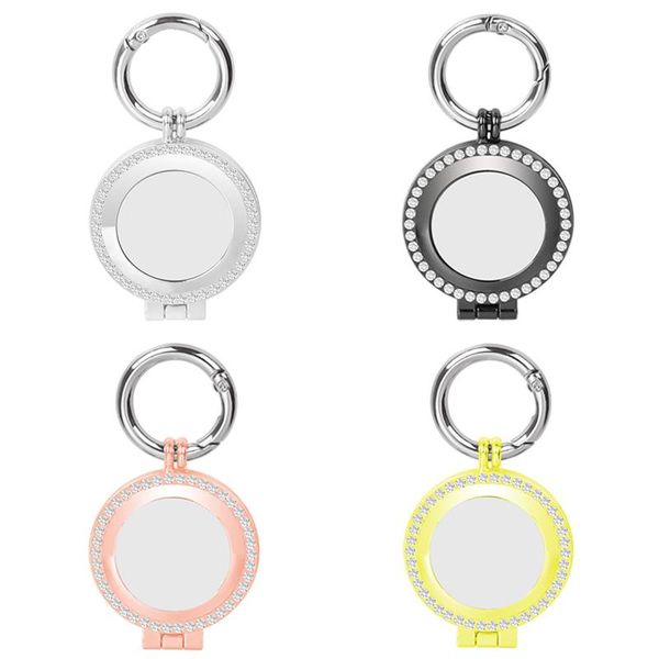 keychains double-sided rhinestone air tag case metal protective shell for locator tracker airtag holder protector cover key ring keychain, Silver
keychains double-sided rhinestone air tag case metal protective shell for locator tracker airtag holder protector cover key ring keychain, Silver