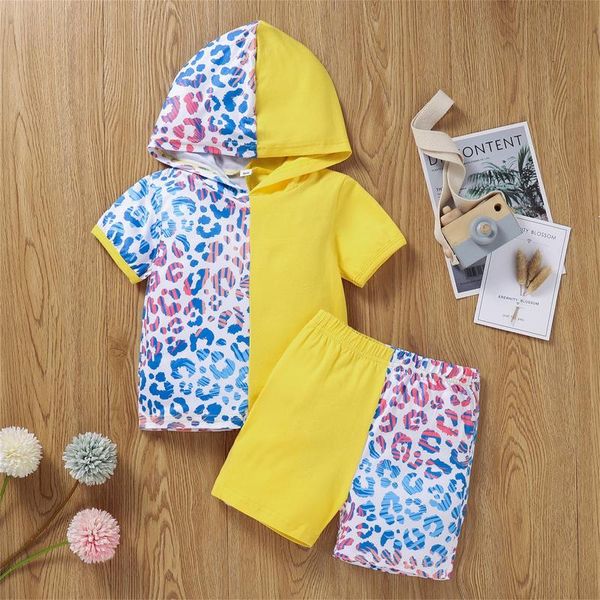 clothing sets children boys summer short sleeve sport casual print hoodie shorts 2pcs set girls outfit, White
clothing sets children boys summer short sleeve sport casual print hoodie shorts 2pcs set girls outfit, White
