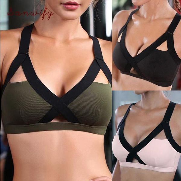 gym clothing women sports bras,breathable wirepadded push up fitness yoga workout bra top, White;black
gym clothing women sports bras,breathable wirepadded push up fitness yoga workout bra top, White;black