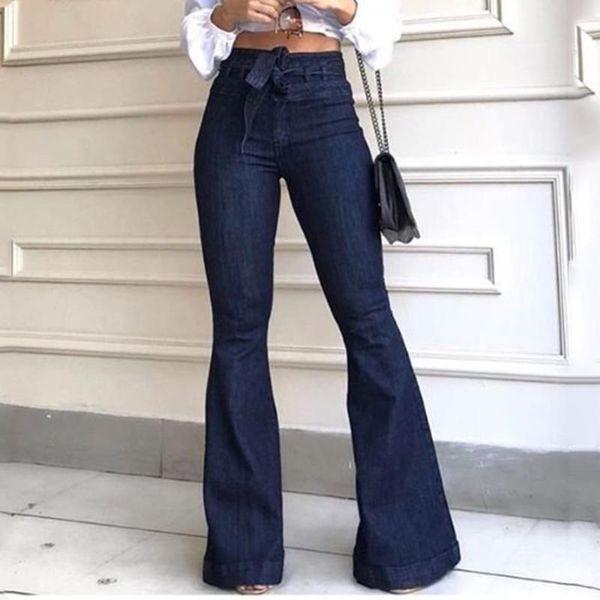 women jeans high waist denim flare pants streetwear black skinny vintage ladies flared trousers bell bottom autumn fashion women's, Blue
women jeans high waist denim flare pants streetwear black skinny vintage ladies flared trousers bell bottom autumn fashion women's, Blue