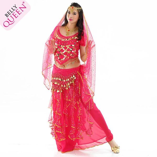 belly dance costumes set beaded blouse sequins ruffled skirt+coins hip scarf+head chain+head scarf 5pcs full sf69 stage wear, Black;red
belly dance costumes set beaded blouse sequins ruffled skirt+coins hip scarf+head chain+head scarf 5pcs full sf69 stage wear, Black;red