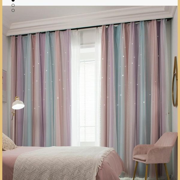curtain & drapes double gradient hollow star vurtain volor japanese and korean for women living room bedroom window
curtain & drapes double gradient hollow star vurtain volor japanese and korean for women living room bedroom window