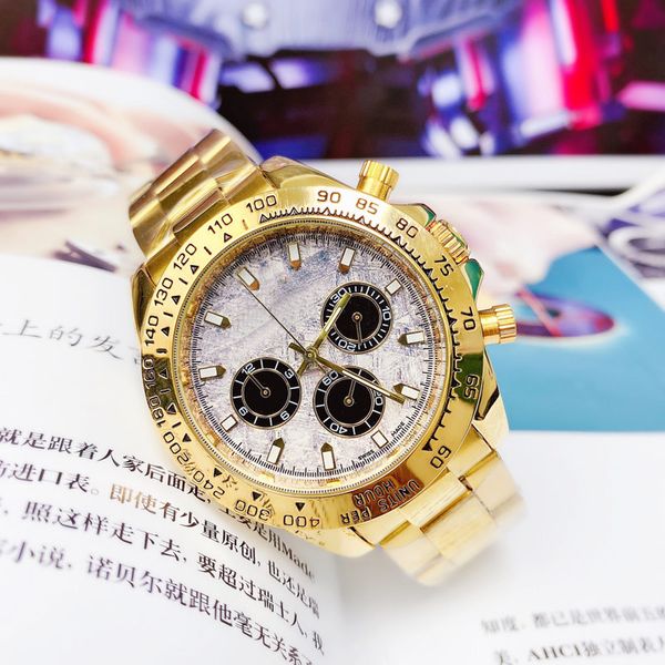 luxury mens watches gold satch brand chronograph wirstwatches full stainless steel band quartz man designer watch father's valentine�, Slivery;brown
luxury mens watches gold satch brand chronograph wirstwatches full stainless steel band quartz man designer watch father's valentine�, Slivery;brown