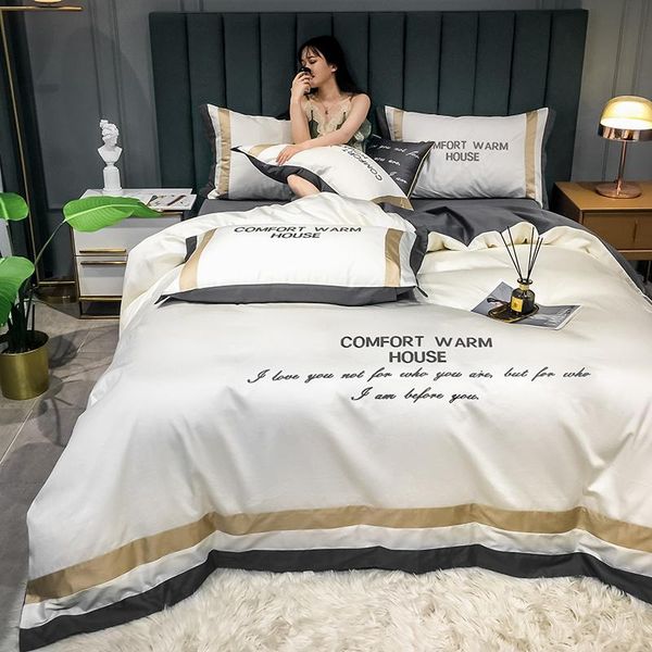 bedding sets cotton set embroidered quilt cover duvet long-staple bed sheet pillowcases fitted
bedding sets cotton set embroidered quilt cover duvet long-staple bed sheet pillowcases fitted