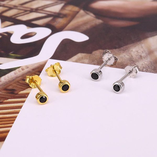 vintage black round stone small earrings 925 sterling silver yellow gold minimalist for women wedding bridal jewelry stud, Golden;silver
vintage black round stone small earrings 925 sterling silver yellow gold minimalist for women wedding bridal jewelry stud, Golden;silver