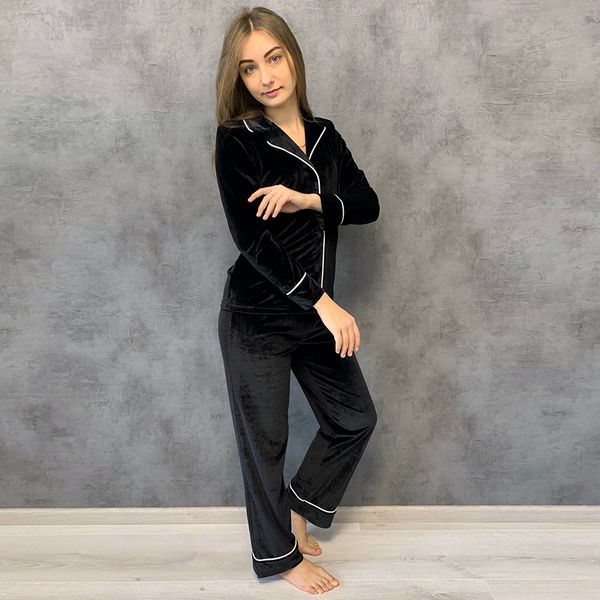 hechan black velvet pajamas women thick long sleeve sleepwear warm two piece set nightwear solid home suit sets casual pajama, Black;red
hechan black velvet pajamas women thick long sleeve sleepwear warm two piece set nightwear solid home suit sets casual pajama, Black;red