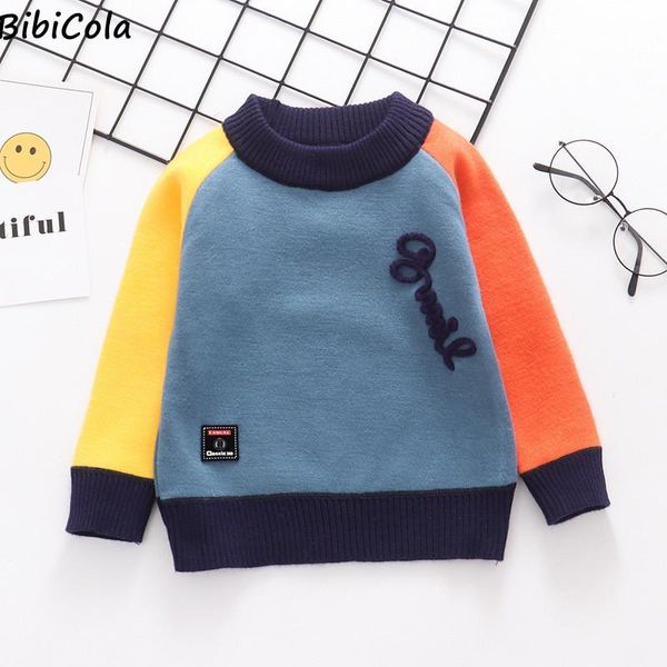 bibicola autumn winter boys and girls sweater add cotton to keep warm baby round neck children's clothing 1-5years pullover, Blue
bibicola autumn winter boys and girls sweater add cotton to keep warm baby round neck children's clothing 1-5years pullover, Blue