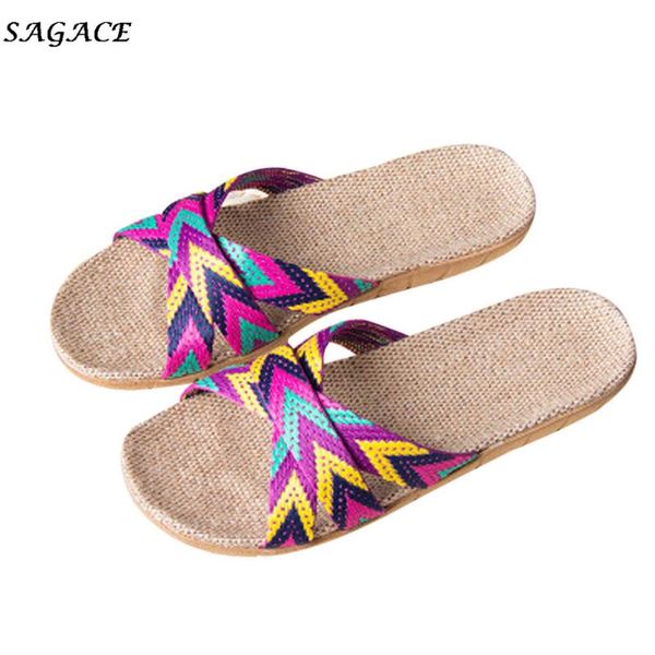slippers sagace women men summer girls boys anti-slip linen home indoor open toe flats shoes casual 24-26cm, Black
slippers sagace women men summer girls boys anti-slip linen home indoor open toe flats shoes casual 24-26cm, Black