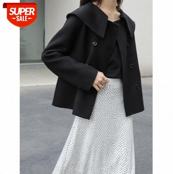 tg short double-sided woolen coat women lapel double-breasted 10752 #oj40, Black;gray
tg short double-sided woolen coat women lapel double-breasted 10752 #oj40, Black;gray